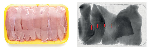 تشخیص استخوان در گوشت و فیله مرغ با استفاده از تکنولوژی بازرسی و نظارت بر مواد غذایی با اشعه ایکس